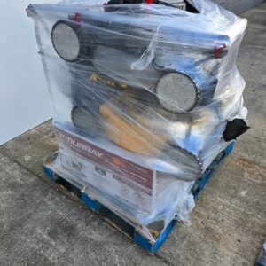 3 DeWalt & 3 Echo gas mowers